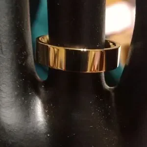 Jewelry | 14k Rgp Rolled Gold Plate Band Ring | Poshmark